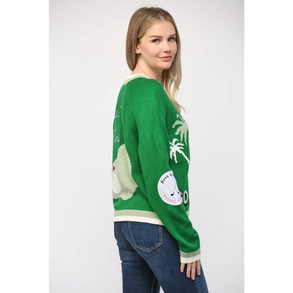 Fate Golf Embroidered Patch Cardigan - Picture 5 of 8
